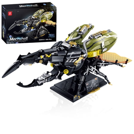 chanbrick Cyberpunk Mechanical Insect Building Blocks Set Compatible with Lego Animal Insect for Adults 939 Pcs