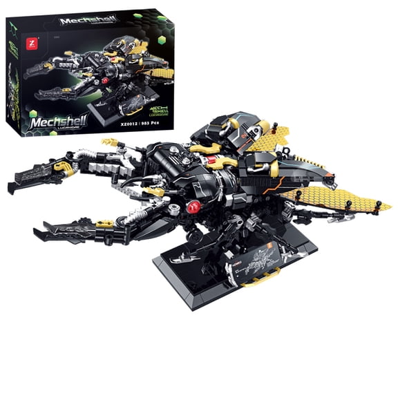 chanbrick Cyberpunk Mechanical Insect Building Blocks Set Compatible with Lego Animal Insect for Adults 983 Pcs