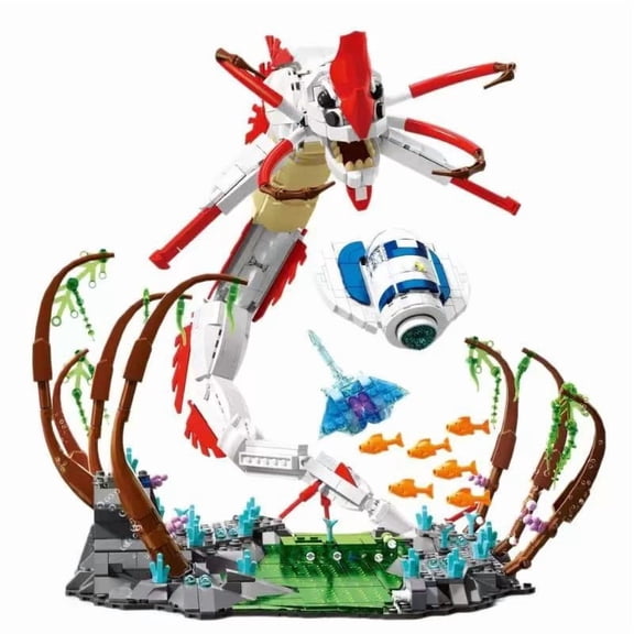 chanbrick Deep Sea Monster Model Building Set Compatible with Lego Marine Animal for Adults Boys 1355 Pcs
