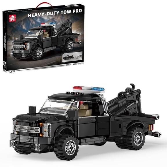 chanbrick F450 Trailer Truck Buliding Set Compatible with Lego Truck Vehicle for Adults Boys 594 Pcs