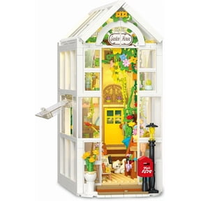 chanbrick Flower House Building Set with Light Compatible with Lego Gift for Adults Girls 919 Pcs