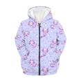 thumbnail image 1 of chaqlin Axolotl Hoodies for Girls 6-7 Trendy Y2K Full Zip Sweatshirts Long Sleeve Hooded Jacket Kids Sweater Top with Pocket Fall Winter Clothes, 1 of 7