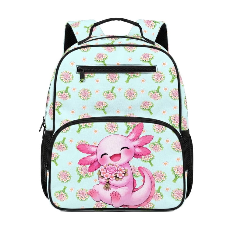 girls rose mini backpack ALAZA Pink Flower Roses Backpacks for Boys Elementary School Bag Kids Bookbag Personalized Travel Daypack Students Rucksack with Multiple Pockets 17in 35cm x 23cm Bluboon Mini Backpacks for Girls