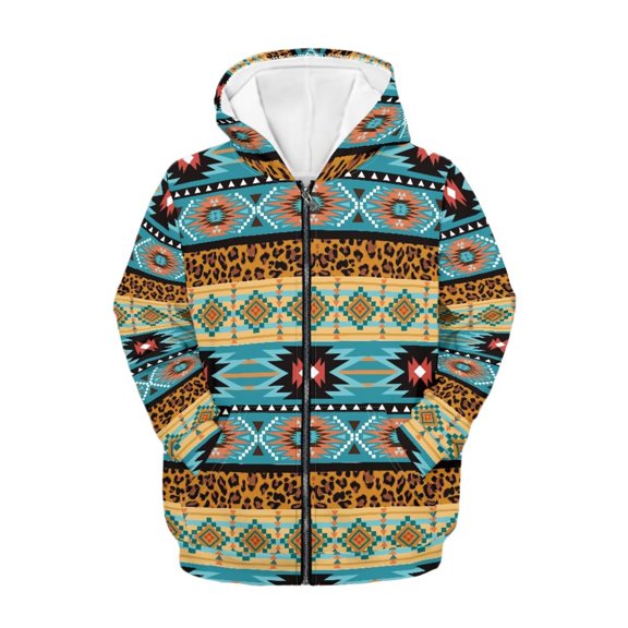 chaqlin Butterfly Hoodies for Girls 14-16 Casual Hoodie Jacket Leopard Print Zipper Hooded Sweatshirt Kids Long Sleeve Sport Coat with Pockets