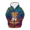 thumbnail image 1 of chaqlin Cartoon Leopard Hoodies for Girls Boys Size 14-16 Zip Up Hoodie Sweatshirt Rainbow Cheetah Long Sleeve Hooded Coat Trendy Y2K Jacket with Pocket, 1 of 7