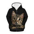 thumbnail image 1 of chaqlin Cat Hoodies for Girls 14-16 Fall Zipper Hooded Sweatshirt Kids Long Sleeve Hoodie Coat Kids School Jacket with Pockets Fall Winter Fashion Clothes, 1 of 7