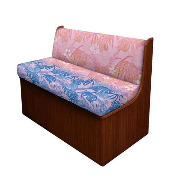 chaqlin Complete 2 Piece Set RV Sofa Covers Replacement Washable Slipcovers with Universal Fit for Most RV Models and Travel Trailers, Pink Tropical Leaf Pattern