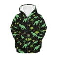 thumbnail image 1 of chaqlin Dinosaur Hoodies for Girls Boys Size 6-7 Trendy Y2K Full-Zip Sweatshirts Kids Hooded Coat Fall Winter Long Sleeve Jacket with Pockets, 1 of 7