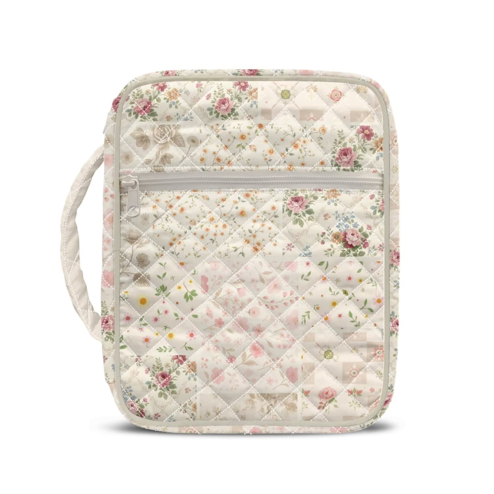 chaqlin Floral Leaf Print Women's Bible Cover Case Large Bible Bag ...