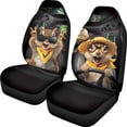 thumbnail image 1 of chaqlin Funny Squirrel Car Front Seat Covers 2 PCS Auto Seat Protector Universal Fit Vehicle Interior Accessories, 1 of 7