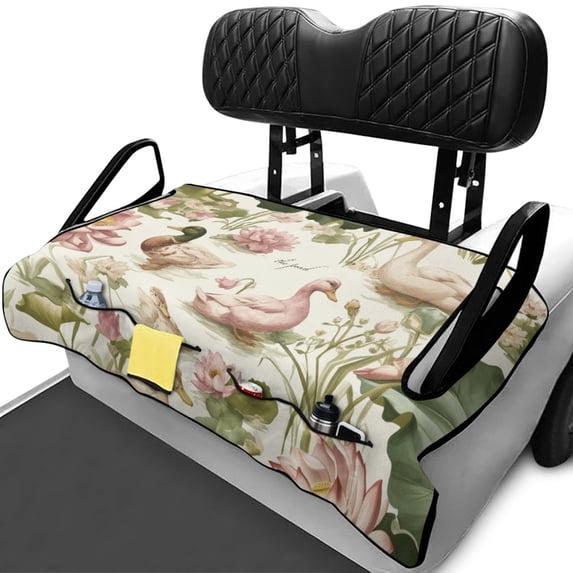 chaqlin Golf Cart Seat Cover Universal, Compatible with Universal Golf Cart Seat Golf Carts, Golf Cart Seat Covers Fit for All 2-Seat Golf Carts Club Car