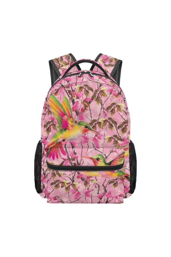 Green Garden Butterfly Cat Print Backpack for Girls 17 Inch School Bookbags Kindergarten Elementary Lightweight Multifunctional Large Capacity Book Bags Kawaii Travel Bag
