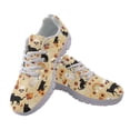 thumbnail image 1 of chaqlin Halloween Cat Ghost Shoes for Women Men Size 13.5 Casual Lace Up Running Sneakers Breathable Mesh Slip On Walking Shoes Comfortable Office Work Flat, 1 of 7