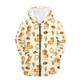 thumbnail image 1 of chaqlin Horse Zip up Hoodies for Girls 8-10 Years Old Fall Long Sleeve Sweatshirts Boys Full Zip Hooded Jacket Soft Drop Shoulder Cardigan with Kangaroo Pocket, 1 of 7