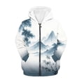 thumbnail image 1 of chaqlin Japanese Art Hoodies for Girls Boys Size 6-7 Casual Full-Zip Hoodie Jacket Kids Long Sleeve Hooded Sweatshirt Fall Outerwear with Pocket, 1 of 7
