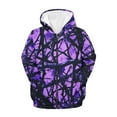 thumbnail image 1 of chaqlin Purple Camo Hunting Hoodies for Boys Girls 14-16 Winter Zip up Hooded Sweatshirt Kids Long Sleeve Hoodie Jacket Casual Sport Coat with Pockets, 1 of 7