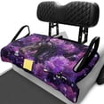 thumbnail image 1 of chaqlin Purple Horse Floral Print Golf Cart Seat Covers Easy to Install, Portable, Suitable for Club Car Golf Cart, Fit for EZGO TXT RXV, 1 of 8