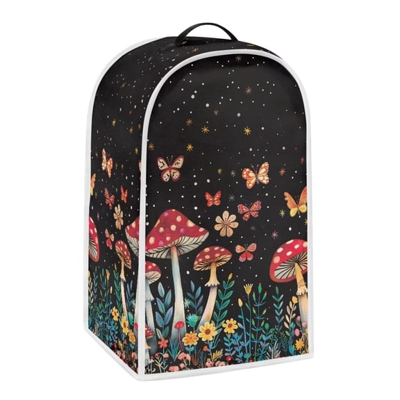 chaqlin Red Mushroom Butterfly Blender Dust Cover Kitchen Appliance Covers Dust Protection Anti Fingerprint Standard Kitchen Blender Appliance Dustproof Cover