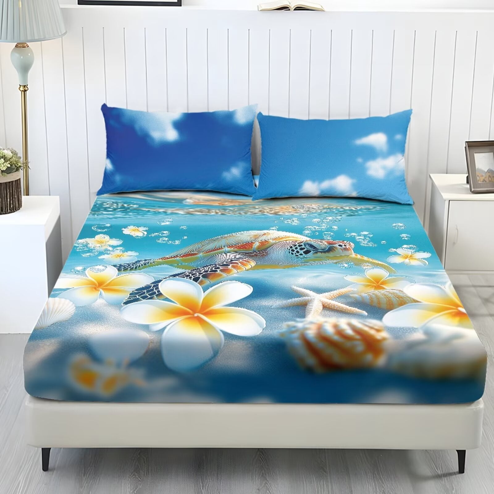 chaqlin Sheet Set Stretchy Twin Size Fitted Sheet Set 3 Pieces with ...