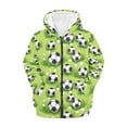 thumbnail image 1 of chaqlin Soccer Hoodies for Boys 14-16 Long Sleeve Hooded Jacket Lightweight Loose Hoodie Sweatshirt Causal Full-Zip Sport Coat with Pocket, 1 of 6