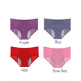 thumbnail image 1 of charmo essentials Womens Period Underwear Plus Size Panties Briefs Pack of 4, 1 of 8