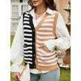 thumbnail image 1 of charmo essentials Womens Sweater Vest Sleeveless Knit tops, 1 of 4