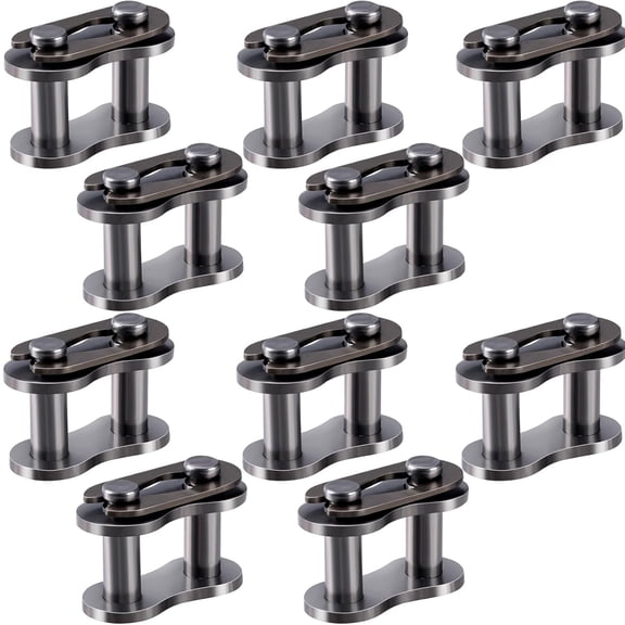 chasenew 10pcs #25 Chain Master Link Roller, Master Connector Link for Baja Doodle Bug Motovox Mini Bike Harbor Freight Predator 212cc Go Kart Cart (10pcs #35)