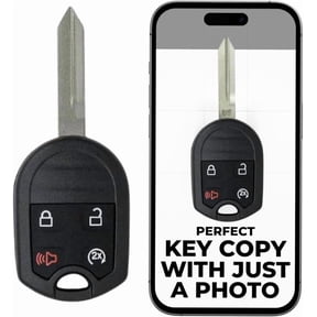 chasenew Cut Remote Key Fob Replacement Fits with Ford F-150 F250 F350 F150 Explorer Edge Expedition, Escape 2005 2006 2007 2008 2009 2010 2011 2012 2013 2014 2015 Car Keys Remote
