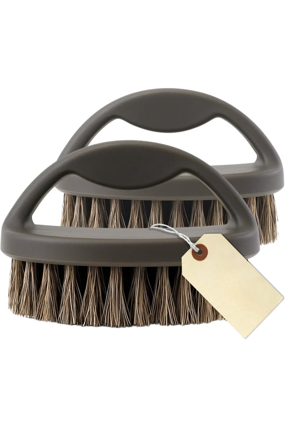 Hat Brush for Felt and Wool Soft Horsehair Bristles for Cleaning Cowboy Hats, Fedoras, and Caps Gentle Dust Remover for Daily Hat Maintenance 4-Inch Handled Grooming Brush