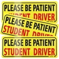 thumbnail image 1 of chasenew New Driver Magnet for Car, Please Be Patient Student Driver, 3Pcs New Driver Magnet Safety Warning Magnetic Reflective Rookie Driver Bumper Sticker,Car Exterior Accessories, 1 of 6