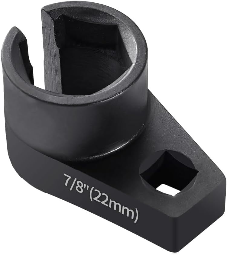 O2 Sensor Hinge Socket chasenew Offset O2 Sensor Socket, 7/8-Inch (22mm) with 3/8-Inch Drive ...