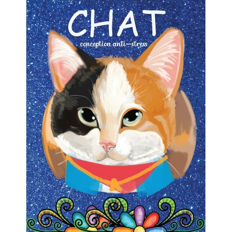 chat conception anti-stress: 100 coloriages pour les amoureux des