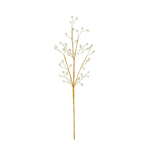 chaungfeng 1-Pack Christmas Bouquets,Pentagram Crystal Decoration Branches, 14.96 Inch Artificial Branches for Christmas Tree, Table Centerpieces Decor (B)