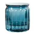 thumbnail image 1 of chaungfeng 1 Pack Self Watering Planters Indoor Flower Pot, 4.53 Inch Clear Pots for Indoor Plants for Flower, Plant Pots with Wicking Rope, Modern Decor(Blue), 1 of 7