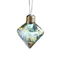 thumbnail image 1 of chaungfeng 1 Pcs Christmas Glowing Ball Ornament, LED Light Bulb Plastic Pendant for Christmas Tree, Classic Hanging Xmas Tree Decor for Gift Holiday Party Scene Layout, 1 of 6