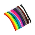thumbnail image 1 of chaungfeng 100 Pcs Thick Pipe Crafts Supplies, Color Chenille Stems for Arts and Craft Projects, Creative DIY Simulation Bouquet Materials Decorations(Color Mixing D-100pcs), 1 of 5