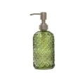 thumbnail image 1 of chaungfeng 16oz Glass Soap Dispenser, Kitchen and Bathroom Refillable Soap Dispenser with Rust Resistant Stainless Steel Pump for Hand Soap, Lotion Glass Liquid Dispenser (Green), 1 of 7