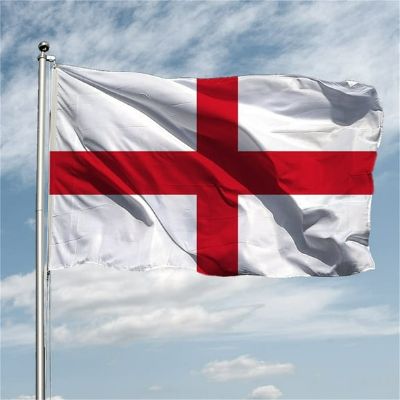 chaungfeng 1Pack England Flag Large 3x5 Ft, Moderate Outdoor/Indoor for Easy Display English National Flags Banner St. George Cross