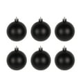 thumbnail image 1 of chaungfeng 2.36 Inches Black Christmas Balls, 6-Pack Tree Hanging Ornaments, for Holiday Wreath, Themed Decor, Modern Display, 1 of 5