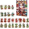 thumbnail image 1 of chaungfeng 2025 Christmas Advent Calendar, 24-Day Cartoon Dragons Theme Countdown Calendar Acrylic Nativity Pendants Set, Countdown to Christmas with Hanging Ornaments for Xmas Tree Decor, 1 of 5