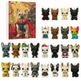 thumbnail image 1 of chaungfeng 2025 French Bulldog Advent Calendar, 24 Days Christmas Countdown, Flat Acrylic Dog Ornaments, Holiday Gift for Dog Lovers, 18x26 cm, 1 of 4