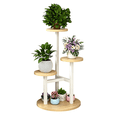 thumbnail image 1 of chaungfeng 3 Tier Plant Stand Indoor, Metal Wood Plant Stands for Indoor Plants Multiple, Corner Tiered Flower Plants Shelf Stand for Living Room Bedroom, 1 of 6