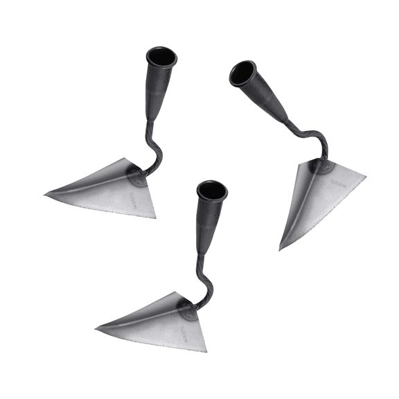 chaungfeng 3PCS Triangle Hoe Garden Tool, Flower Planting Hoe Vegetable Planting Hoe, Durable Stainless Steel Landscaping Hoe, Garden Hoe for Manuring Weeding Planting Digging