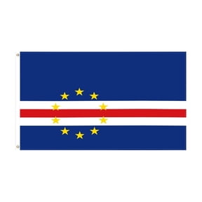 chaungfeng 3x5 Foot Flag - Vivid Color and Fade Proof - Canvas Header and Double Stitched - Flags Polyester with Brass Grommets 3 X 5 Ft - Cape Verde