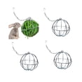 thumbnail image 1 of chaungfeng 4 PCS Hay Feeder Ball, Hay Rack Ball, Small Animal Stainless Steel Grass Ball Grass Rack Ball for Rabbit Guinea Pig Hamster Hay Dispenser Hanging Ball Feeder Pet Supplies, 1 of 9