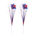 thumbnail image 1 of chaungfeng 4th of July Star Flower Stems, 2 Pcs 17in Artificial Picks Glitter Star Shaped Berry Picks, Patriotic Sprays for Independence Day Wedding Table Centerpiece Home Decoratione, 1 of 9