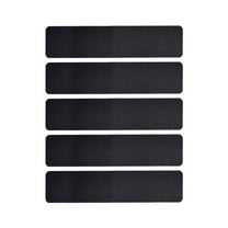 chaungfeng 5 Pack Large 4 Inch x 24 Inch Non Slip Stair Treads, Black High Traction Adhesive Pre-Cut Safety Tape/Tread, Prevents Slips and Falls Outdoor