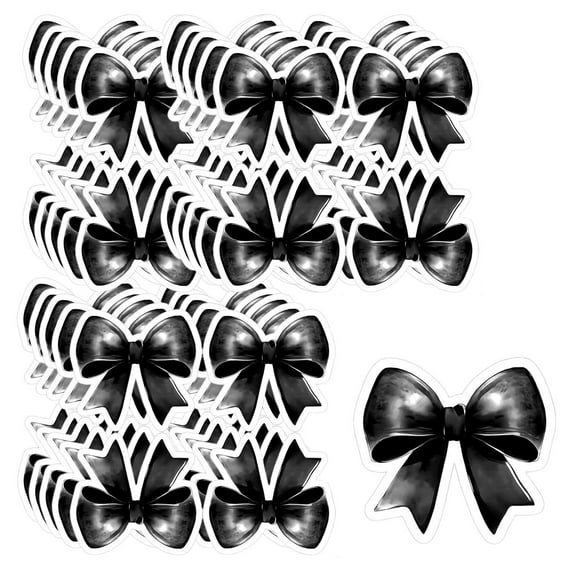chaungfeng 50 Pcs Bow-ties Napkins, Bow-themed Party Decorations Bow Patterns Disposable Napkins for Bridal Showers, Birthday Parties, Valentine's Day 12.4"x12.4"