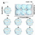 thumbnail image 1 of chaungfeng 6-Pack Christmas Tree Ball Ornaments Set, Candy Theme Hanging Baubles, Foam Hanging Decorations for Xmas Tree, Wreath, Garland, Holiday Party Decor, 2.36in, 1 of 4