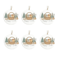 thumbnail image 1 of chaungfeng 6PCS Easter Decorative Pendant, 4 Inch Party Acrylic Hanging Decorations Used To Decorate Easter Scenes, 1 of 8